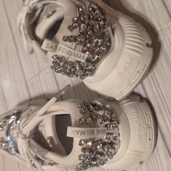 Sam Edelman Jewel Embellished Pyper Gym Sneaker Size 7.5 - Picture 4 of 10
